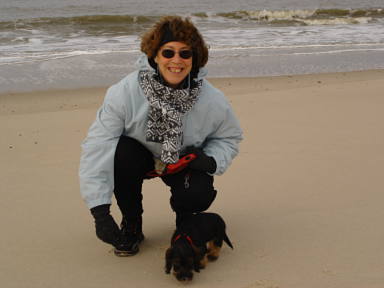 auch am Strand gibt es viel zu schnuppern....